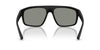 Prada Linea Rossa SPSB02S #colour_matte black/dark grey with blue red flash mirror
