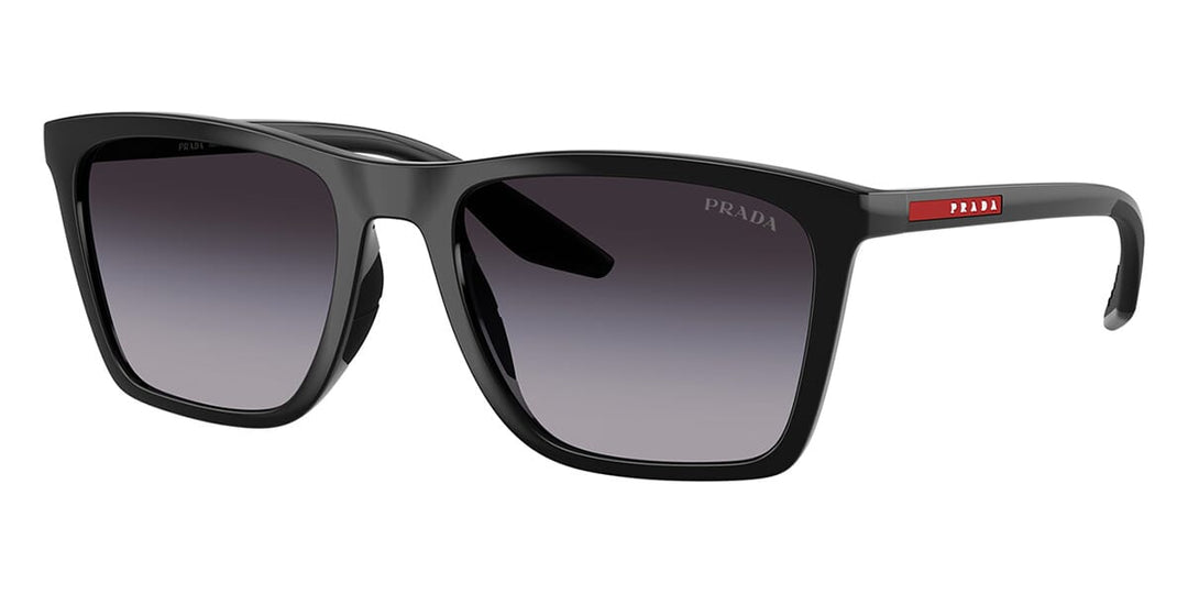 PRADA LINEA ROSSA ハーフジップ ポロシャツ 黒 Black Piqué polo shirt | PRADA - United States