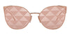 Prada SPR50Z #colour_pink gold/pink tampo with silver mirror triangles