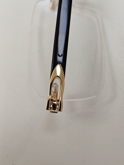 CARTIER Buffalo Horn Rimless Frame