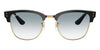Ray-Ban Clubmaster Reverse RBR0504S#colour_black-on-gold-blue-to-clear-gradient