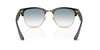 Ray-Ban Clubmaster Reverse RBR0504S#colour_black-on-gold-blue-to-clear-gradient