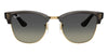 Ray-Ban Clubmaster Reverse RBR0504S#colour_dark-grey-crystal-on-gold-grey-gradient