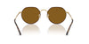 Ray-Ban Jack RB3565#colour_matte-havana-on-matte-arista-gold-brown