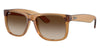 Ray-Ban Justin RB4165#colour_rubber-beige-brown-gradient