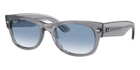 Ray-Ban Mega Wayfarer II RB0832S#colour_crystal-grey-blue-to-clear-gradient