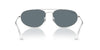 Ray-Ban RB3945#colour_silver-dark-blue-polarised