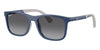 Ray-Ban RJ9084S #colour_blue on grey rubber/light brown polarised