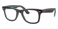 Ray-Ban New Original Wayfarer RB4340V#colour_brown-on-crystal-blue