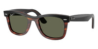 Ray-Ban Wayfarer RB2240 #colour_black on havana/green polarised