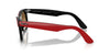 Ray-Ban Wayfarer RB2240 #colour_red on black/clear brown gradient