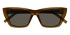 Saint Laurent SL 276 Sun #colour_shiny brown/brown with light mirror