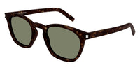 Saint Laurent SL 28#colour_shiny-dark-havana-green-with-light-mirror