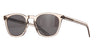 Saint Laurent SL 28 Sun #colour_beige crystal/smoke with silver mirror