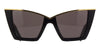 Saint Laurent SL 570 #colour_shiny black with gold/dark grey smoke