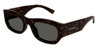 Saint Laurent SL 713 #colour_shiny dark havana/grey with light mirror