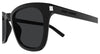 Saint Laurent SL 716 #colour_shiny black/grey with light mirror