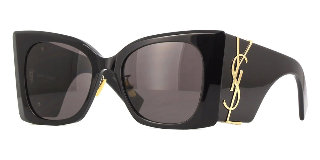 Saint Laurent Blaze SL M119/F #colour_shiny black with gold/dark grey