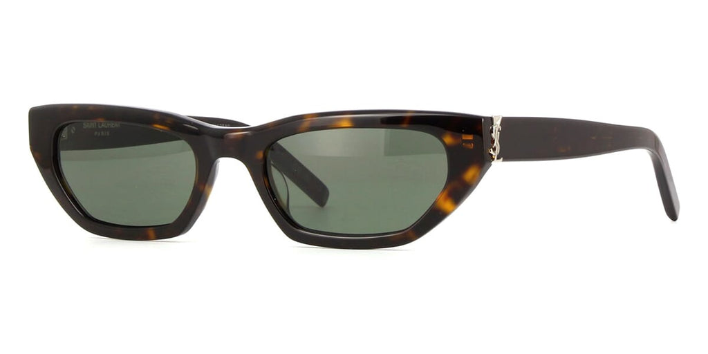 Saint Laurent SL M126 #colour_shiny dark havana/grey with light mirror