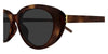 Saint Laurent SL M154/K #colour_shiny light havana/grey with light mirror