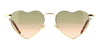 Saint Laurent SL 301 #colour_shiny gold/grey to pink gradient