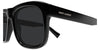 Saint Laurent SL 558 #colour_shiny black/grey with light mirror