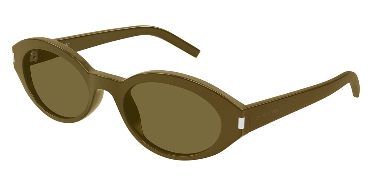 Saint Laurent SL 567 Oval Sunglasses | Fashion Eyewear US