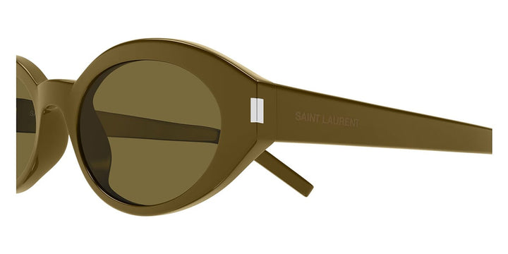 Saint Laurent SL 567 Oval Sunglasses | Fashion Eyewear US
