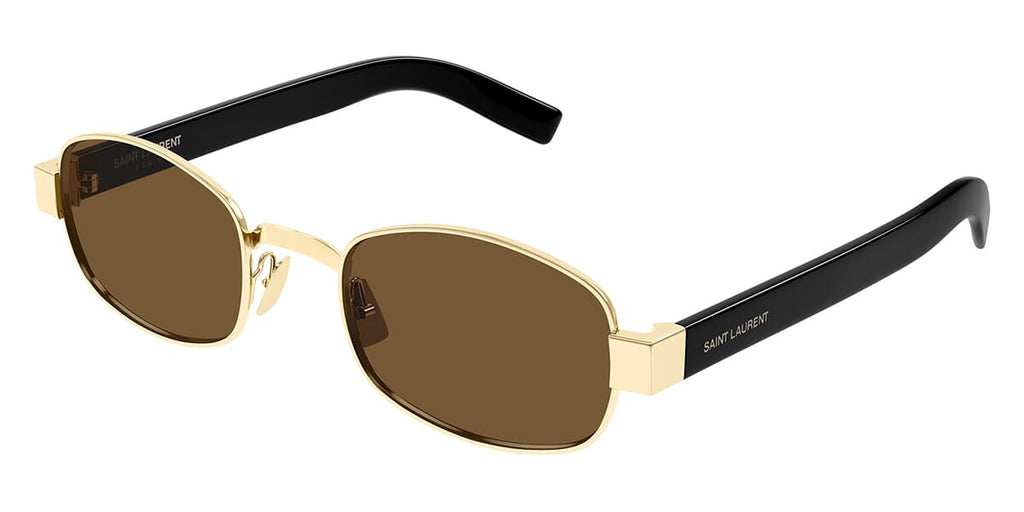Saint Laurent SL 706 #colour_shiny gold/brown with light mirror
