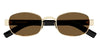 Saint Laurent SL 706 #colour_shiny gold/brown with light mirror