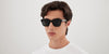 Saint Laurent SL 790 #colour_shiny black/grey with light mirror