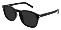 Saint Laurent SL 818 #colour_shiny black/grey with light mirror