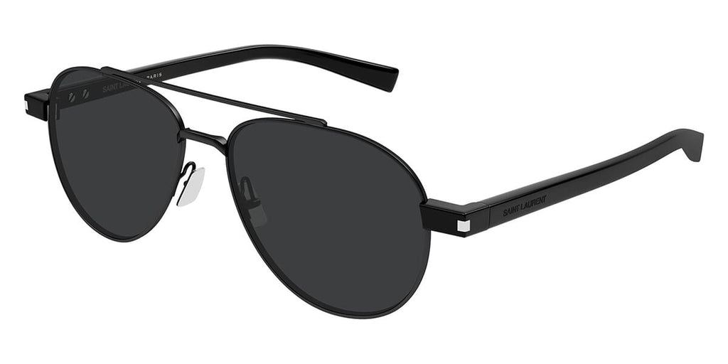 Saint Laurent SL 843 #colour_matte black/grey with light mirror