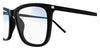 Saint Laurent SL Logo SL 851 #colour_black/clear to grey
