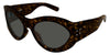 Saint Laurent SL 854/F #colour_shiny dark havana/grey with light mirror