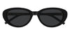 Saint Laurent SL M154/K #colour_shiny black/grey with light mirror
