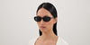 Saint Laurent SL M154/K #colour_shiny black/grey with light mirror