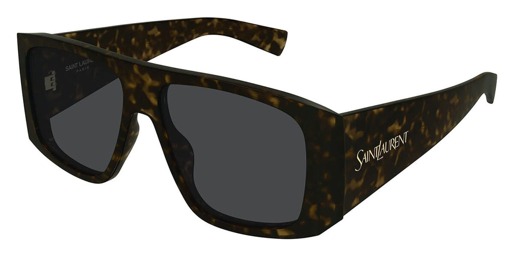 Saint Laurent SL 832/F #colour_shiny dark havana/grey with light mirror