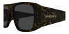 Saint Laurent SL 832/F #colour_shiny dark havana/grey with light mirror