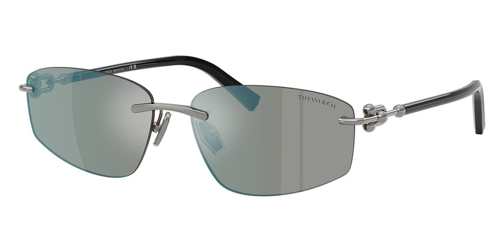 Tiffany TF3114#colour_gunmetal-grey-with-milky-blue-mirror