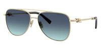 Tiffany TF3116 #colour_pale gold/azure blue gradient