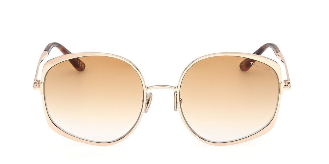 Tom Ford Abbey-02 TF1349 Round Sunglasses | Fashion Eyewear display picture 1