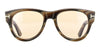 Tom Ford Burton-02 TF11305 #colour_stripped horn/light brown to dark brown photochromic