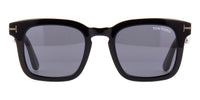 Tom Ford Dax TF751-N #colour_shiny black/grey with light mirror