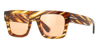 Tom Ford Fausto TF711#colour_shiny-milky-havana-persimmon-photochromic