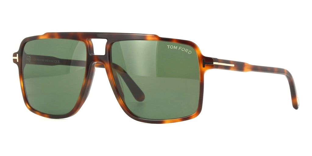 Tom Ford Kemp TF1177 #colour_shiny dark havana/green with light mirror