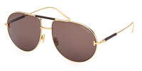 Tom Ford Lou-02 TF1308 #colour_shiny deep gold/brown