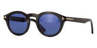 Tom Ford Private Collection TF1128-P #colour_shiny black real buffalo horn/blue