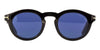 Tom Ford Private Collection TF1128-P #colour_shiny black real buffalo horn/blue