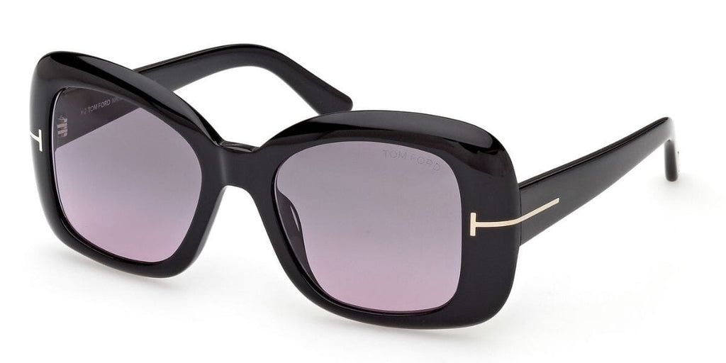 Tom Ford Sandra-02 TF1348 #colour_shiny black/grey to purple gradient